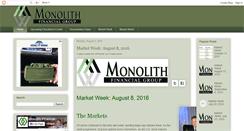 Desktop Screenshot of blog.monolithfinancial.com